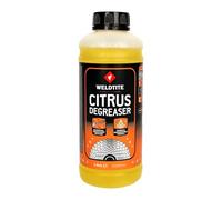 WELDTITE Recarga de desengrasante cítrico, potente fórmula limpiadora y desengrasante para cadenas y componentes de bicicletas, 1 litro