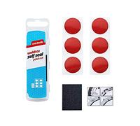 WELDTITE Red Devils - Kit de pinchazos de Bicicleta Autoadhesivo, reparación rápida y fácil de neumáticos, 6 Parches y 1 Papel de Lija