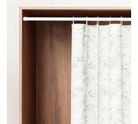 WELDUN 2 barras de cortina de tensión, 3 en 1, extensibles, sin taladrar, barra de tensión de resorte de 13 mm de diámetro para ventanas, armarios, estanterías, 80-110 mm