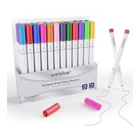 Welebar Bolígrafos de Punta Fina de 0,4 mm para Cricut Joy/Joy Xtra, Juego de 36 Bolígrafos de Punta Fina Assortidos para la Escritura y el Dibujo