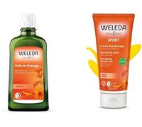 Weleda Arnica - Aceite de masaje y gel de ducha deportiva (2 x 200 ml)