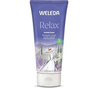 Weleda - Aroma Shower Relax, Gel de Ducha Relajante, Limpia sin Resecar la Piel, con Aceites Esenciales de Lavanda, Bergamota y Vetiver, 100 % Biodegradable, Vegano, para todo Tipo de Pieles - 200 ml
