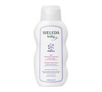 Weleda - Baby Derma Loción Hidratante Bebé Malva Blanca Piel Atópica 200 ml | Calma el Picor, Previene la Sequedad, Absorción Rápida, Sin Perfume, Testada Dermatológicamente, Uso Diario