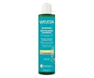 Weleda - Champú Revitalizante de Romero Volumen 250 ml | Romero ecológico, revitaliza, aporta volumen, limpia desde la raíz, pelo fino o apagado, vegano, uso diario