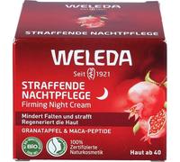 Weleda - Crema de Noche Reafirmante de Granada, Reduce Líneas de Expresión y Arrugas, Regenera la Piel, Hidrata y Nutre, con Aceite de Granada y Péptidos de Maca, Tratamiento Natural - 40 ml