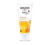 Weleda Crema protectora de caléndula para bebés, crema para cambiar pañales, calma y protege, con extractos de caléndula y óxido de zinc (1x75 ml)
