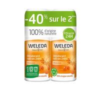 Weleda Desodorante Roll-On 24h Espino Amarillo 2x50 ml