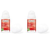 Weleda -Desodorante Roll-On de Granada, Neutraliza y Previene los Olores Corporales Desagradables, 24 Horas de Protección, 100% Natural, Sin Sales de Aluminio, Aroma Sensual y Femenino, Vegano - 50 ml