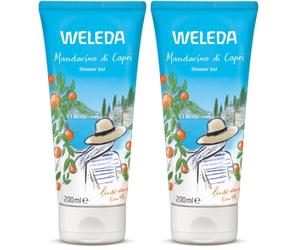 Weleda - Gel de Ducha Mandarino di Capri, Hidratación Profunda, Aroma Mandarina, Romero y Lavanda, Limpia Suavemente, Experiencia Mediterránea, Textura Sedosa, Ingredientes Naturales - 200ml