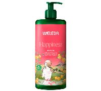 Weleda - Happiness, Gel de Ducha Cremoso de Pomelo, Limpia Suavemente la Piel, Sensación de Descanso, con Pomelo, Mandarina y Lima, Natural, Vegano, Todo Tipo de Pieles - 750 ml