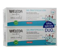 Weleda Gel Dentífrico Kids 0-6 Años con Flúor 2x50 ml