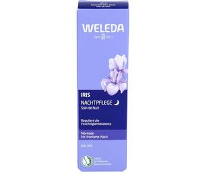 WELEDA Iris Nachtpflege reguliert die Feuchtigkeitsbalance von normaler bis trockener Haut, 30 ml Crema