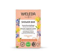 Weleda - Jabón de Ducha Sólido Envolvente Floral, Fragancia Floral, con Ylang Ylang e Iris, Limpia la Piel sin Resecarla, 100% Biodegradable, Apto para Todo Tipo de Piel - Pastilla de 75 g