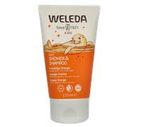 Weleda Kids 2 en 1 Champú y Gel de Ducha Naranja Frutal 150ml