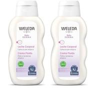Weleda - Leche Corporal de Malva Blanca, Hidrata Intensamente la Piel Descamada, Calma el Picor, con Pensamiento Silvestre y Malva Blanca, Piel Hipersensible y Atópica Vegana - 200 ml (Paquete de 2)