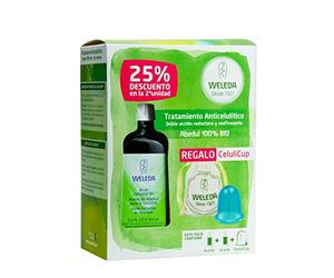 Weleda - Pack Tratamiento Anticelulítico - Doble pack aceite anticelulítico abedul + Celuli Cup