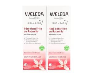 Weleda Ratanhia Toothpaste - 75ml - PACK OF 2