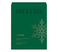 WELEDA Set de regalo de Navidad ecológico de espino amarillo 2025 - Cosméticos naturales invierno XMAS Set de regalo compuesto de gel de ducha y crema de manos - Unisex cuidado del cuerpo / cuidado de