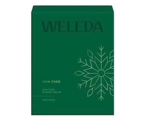WELEDA Set de regalo de Navidad orgánico Skin Food Body 2025 - Cosméticos naturales de invierno XMAS Set de regalo compuesto de gel de ducha y crema - Set de cuidado personal unisex para Navidad para
