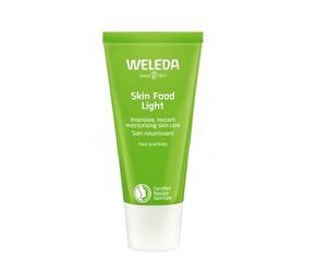 Weleda - Skin Food Light Crema Hidratante Piel Seca 30 ml | Girasol, pensamiento, camomila, caléndula, nutrición intensiva, textura ligera, piel seca, hidratante, natural