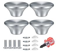 WELHAEPI 4 Perillas Tapa Cacerola, Acero Inox Repuesto