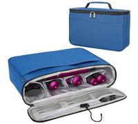 WELIDAY Bolsa de almacenamiento de viaje compatible con Dyson Airwrap Styler y Shark FlexStyle Air Styling, organizador de viaje portátil para rizador de cabello y accesorio con múltiples bolsillos