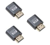 Welight Adaptador HDMI Dummy 4K (3 Pack) Simulador de Pantalla para GPU Oculus Rift HTC Vive Raspberry Pi