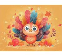 WELIWE 5D Pintura de Diamante Kits DIY diamantes de imitación PinturaKit de Arte Adultos y Niños Decoración de La Pared Del Hogar Pollito de dibujos animados colorido 40x50 cm