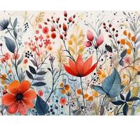 WELIWE 5D Pintura de Diamante Kits DIY diamantes de imitación PinturaKit de Arte Adultos y Niños Decoración de La Pared Del Hogar Flores pintadas 40x50 cm