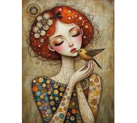 WELIWE 5D Pintura de Diamante Kits DIY diamantes de imitación PinturaKit de Arte Adultos y Niños Decoración de La Pared Del Hogar Niña 40x50 cm