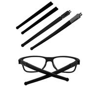 Well-aimed Kit de accesorios de repuesto para patillas y patillas negras para gafas Oakley Marshal MNP, ajuste perfecto, kit de accesorios, color negro