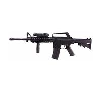 Well Airsoft AC80011 16-A4 - Rifle para Airsoft,con Muelle,de Recarga Manual (0,5 Joule) - con Accesorios