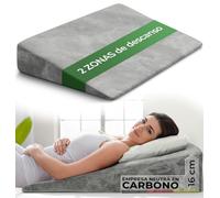 Well B4 Cojín cuña ergonómico para Cama y sofá, Almohada cuña [con 2 Zonas de reclinación], cojin Espalda, cómoda Almohada antirreflujo y cojín de Lectura para elevación del sueño o como Respaldo