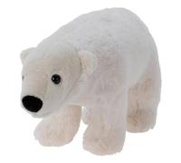 WELL HOME MOBILIARIO & DECORACIÓN-Adorable Peluche diseño Oso Polar de 30cm Color Blanco, 28x11x16 (Koopman International BV AAD400450)