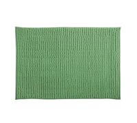 Well Home Alfombra de baño 'Oruga' en Microfibra, en Color albahaca, Dimensiones 60x90 cm
