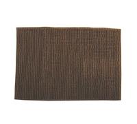 Well Home Alfombra de baño 'Oruga' en Microfibra, en Color Chocolate, Dimensiones 40x60 cm