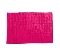 Well Home Alfombra de baño 'Oruga' en Microfibra, en Color Fucsia, Dimensiones 60x90 cm