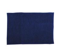 Well Home Alfombra de baño 'Oruga' en Microfibra, en Color Marino, Dimensiones 40x60 cm