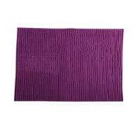Well Home Alfombra de baño 'Oruga' en Microfibra, en Color Morado, Dimensiones 60x90 cm