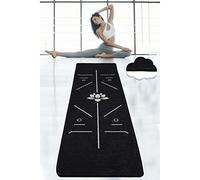 Well Home Alfombra de Yoga Negra