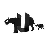 Well Home Apoya Libros Metal con Estilo de Elefantes