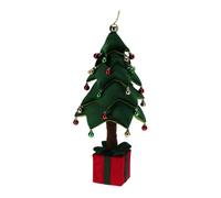 Well home árbol de navidad luminoso con 25 leds y base en forma de regalo 25x25x70cm 26 cm