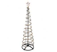Well Home Árbol de Navidad Original 210 cm LED Efecto Cascada H.210 cm con 756 Luces LED Blanco Cálido con Efecto Fluido y 15 Funciones de Iluminación