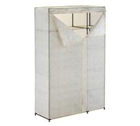 Well Home Armario de Tela Plegable XL con Barra para Colgar Ropa - 110x174,5x45 cm