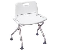 Well Home Asistencia domiciliaria: Asiento de Ducha Tipo :Silla de Ducha Plegable, Aluminio y Polipropileno, Ideal Asistencia de Mayores