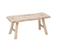 Well home banco de madera "woody" 70x26x31cm 49 cm