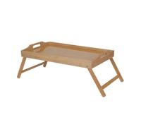 Well home bandeja de servicio para cama de bambú de 50x30cm