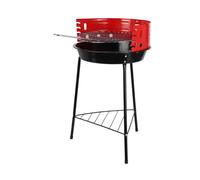 Well home barbacoa de 3 patas con parrilla cromada en color negro 32x33x55cm 8 cm