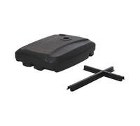 Well home - base de sombrilla resistente y cruz metálica