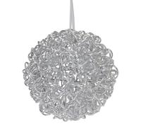 Well Home Bola de aluminio Luminosa con 200 luces micro LED de Ø40 cm